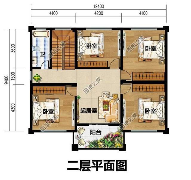 五款农村别墅设计图，合理的室内布局，带来超高的居住性价比