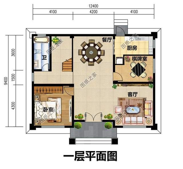 五款农村别墅设计图，合理的室内布局，带来超高的居住性价比