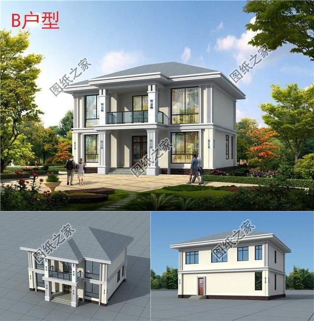 简约大方的农村住房合集，室内功能分工明确，外观朴素又大方