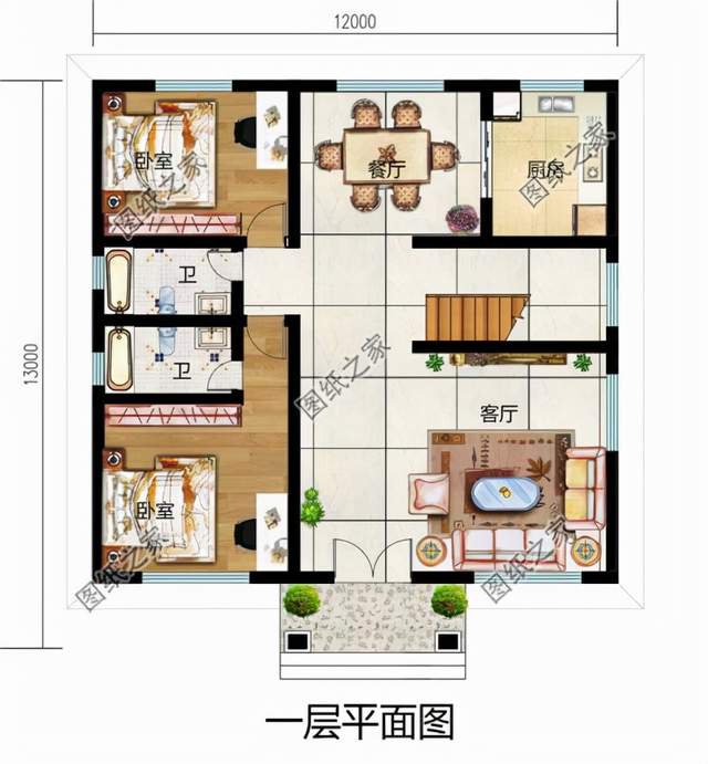 简约大方的农村住房合集，室内功能分工明确，外观朴素又大方