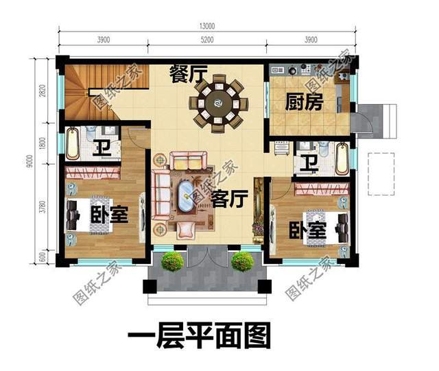 简约大方的农村住房合集，室内功能分工明确，外观朴素又大方