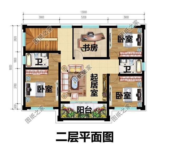 简约大方的农村住房合集，室内功能分工明确，外观朴素又大方