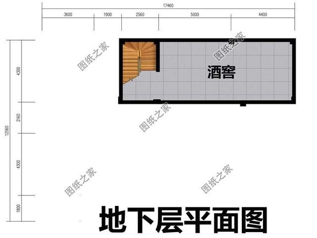 带地下室的农村别墅，设计合理，空间充足够用