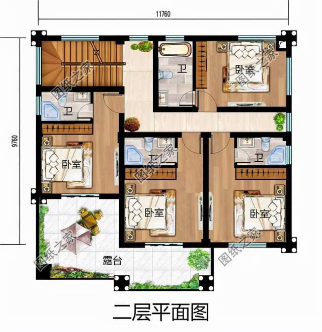 120平上下农村自建房设计图，符合大众的需求，打造一个温馨的家