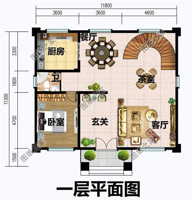 120平上下农村自建房设计图，符合大众的需求，打造一个温馨的家