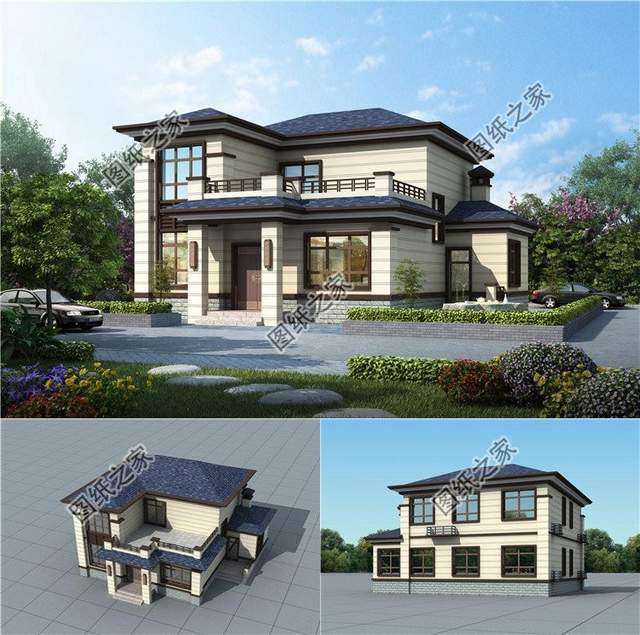新中式自建房设计，传统住宅与现代的强强联合，凸显中式之美
