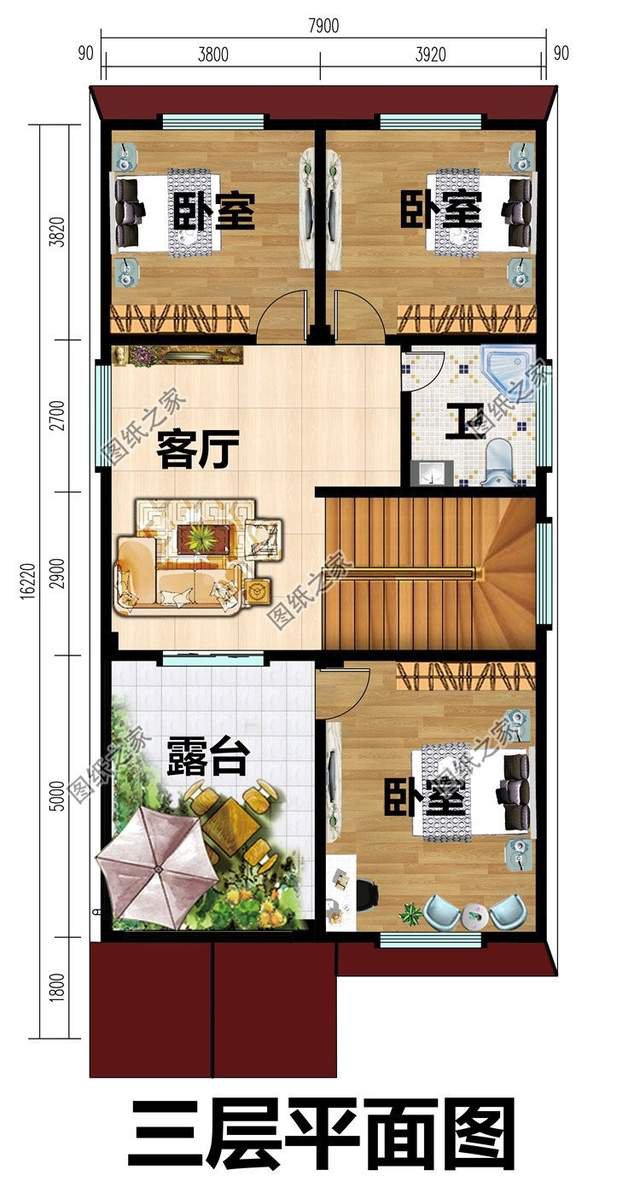 平屋顶自建别墅，设计精良大气，平屋顶也能建出豪宅感