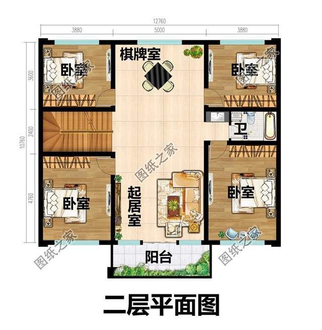 平屋顶自建别墅，设计精良大气，平屋顶也能建出豪宅感