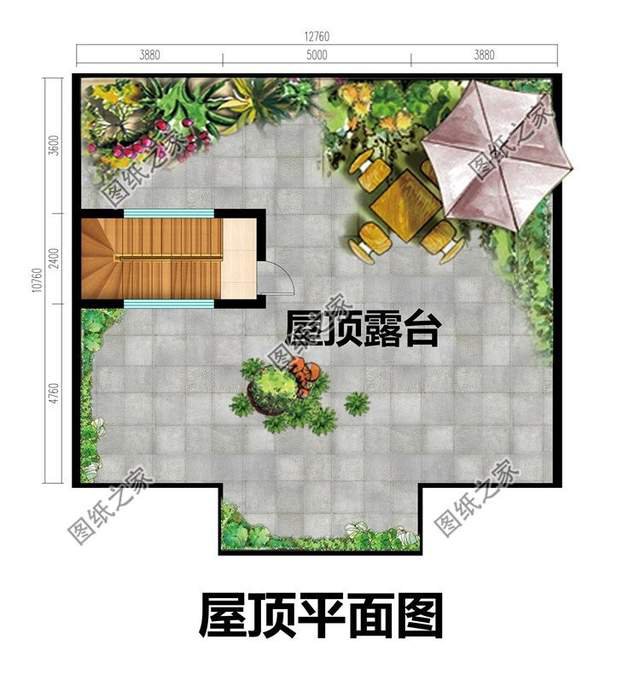 平屋顶自建别墅，设计精良大气，平屋顶也能建出豪宅感