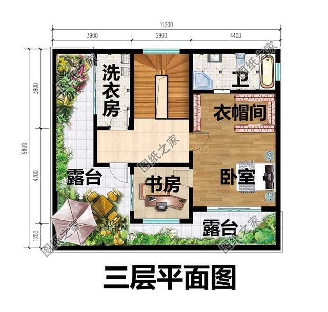 简约现代三层别墅设计，多处细节的雕刻处理使得户型通透又大气