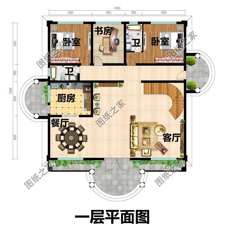 古典欧式自建别墅设计，这么美的房屋你会选择跟谁住在一起呢？