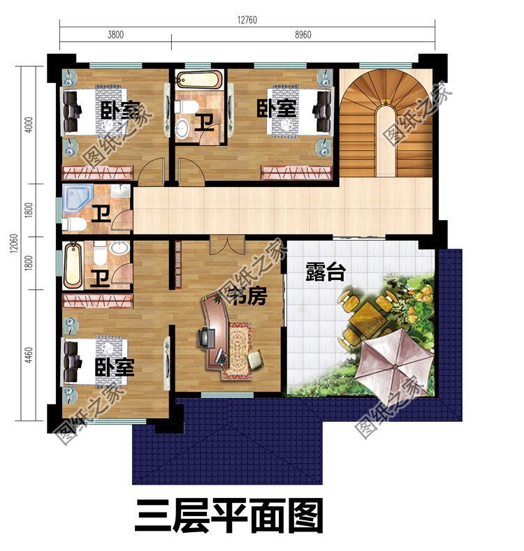 农村新中式自建别墅设计，给人古朴韵味、清雅别致的经典享受