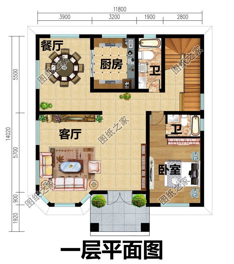 造价25~30万农村自建房推荐，平凡生活里，感受团圆的温暖