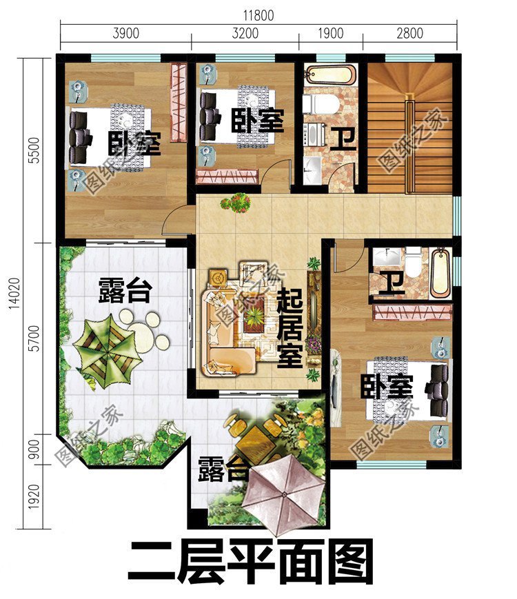 造价25~30万农村自建房推荐，平凡生活里，感受团圆的温暖