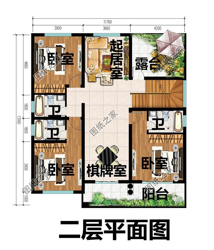 农村简欧式自建房设计，巧妙的色彩搭配营造温馨居住氛围