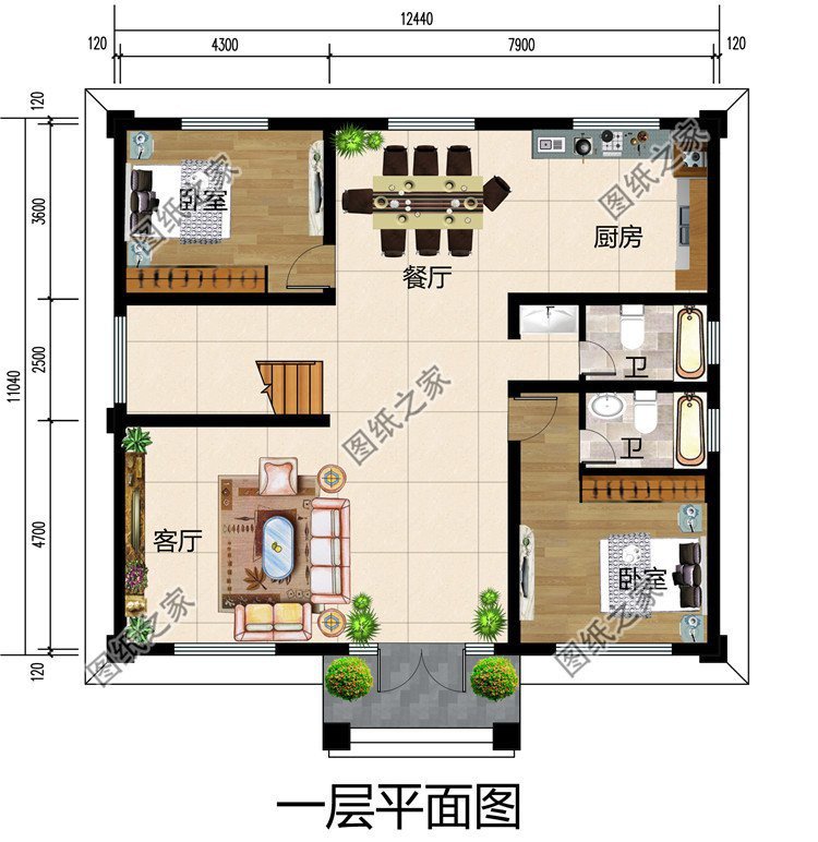 农村简欧式自建房设计，巧妙的色彩搭配营造温馨居住氛围