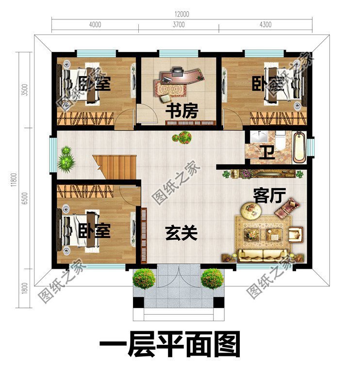 返乡建栋别墅占地方正实用，生活舒适度直接拉满惹人羡慕