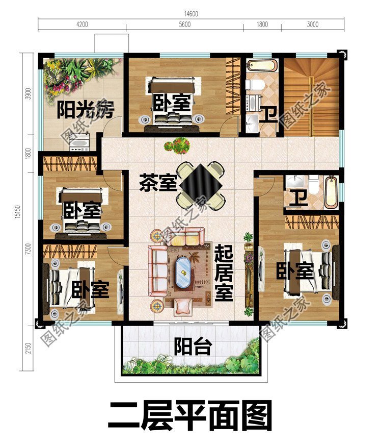 返乡建栋别墅占地方正实用，生活舒适度直接拉满惹人羡慕