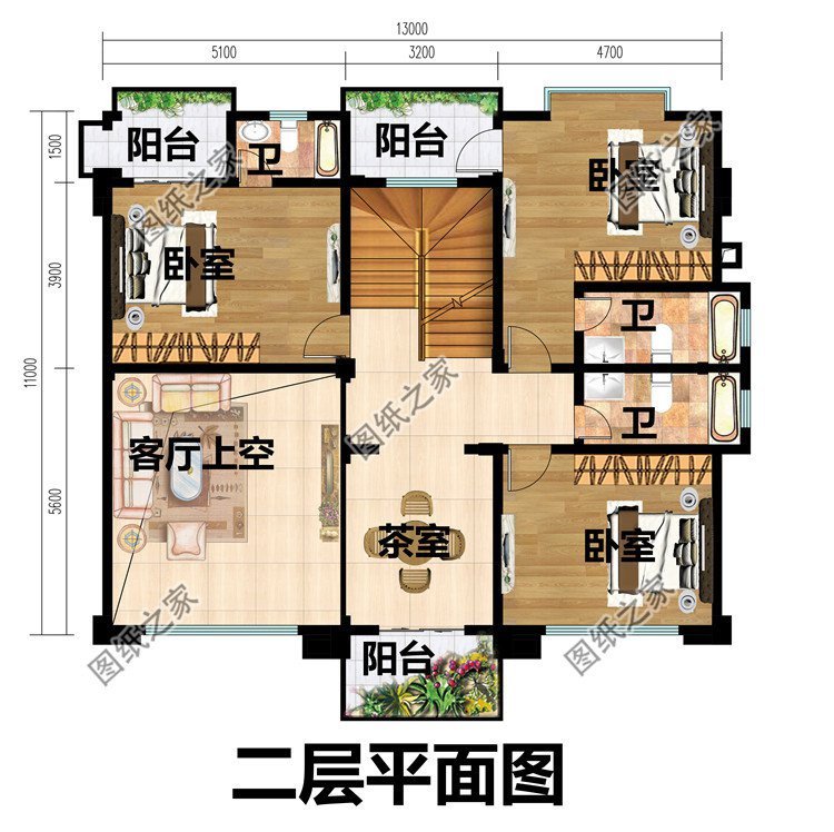 农村三层别墅设计图，外观建造整体风格简约却透露着十足的设计感