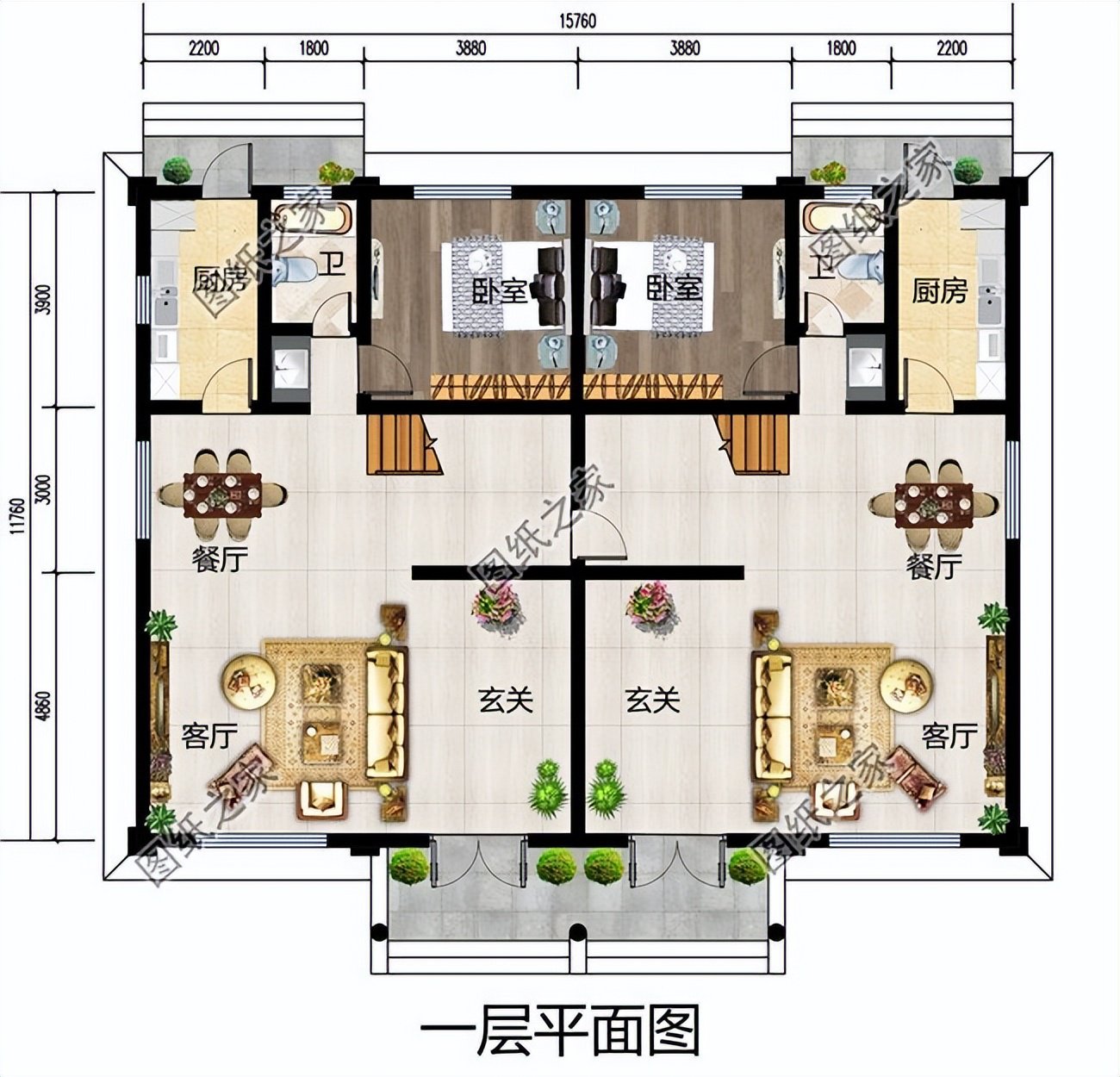 农村家里两兄弟如何建房，双拼合建巨划算，快来看一看