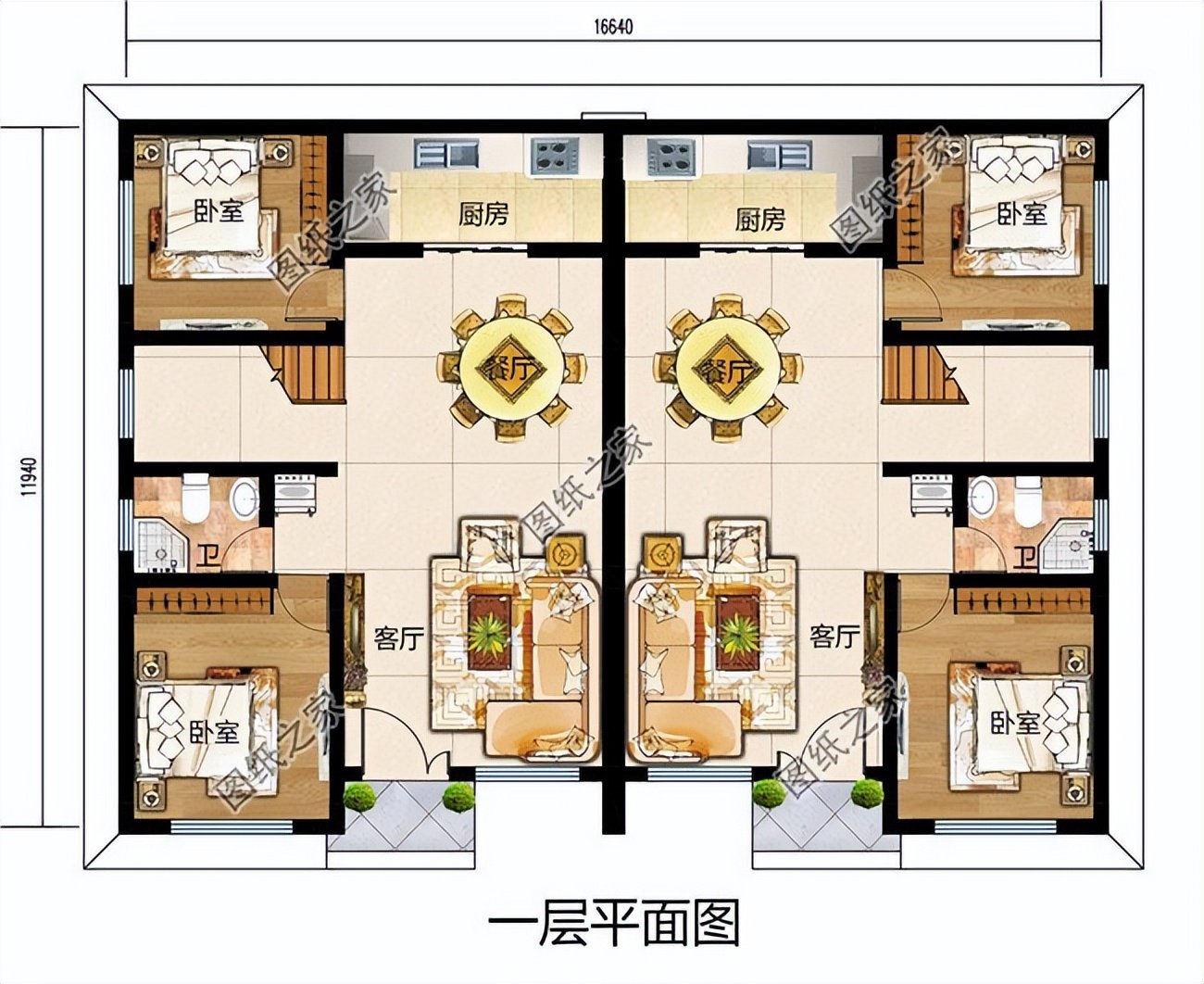 农村家里两兄弟如何建房，双拼合建巨划算，快来看一看