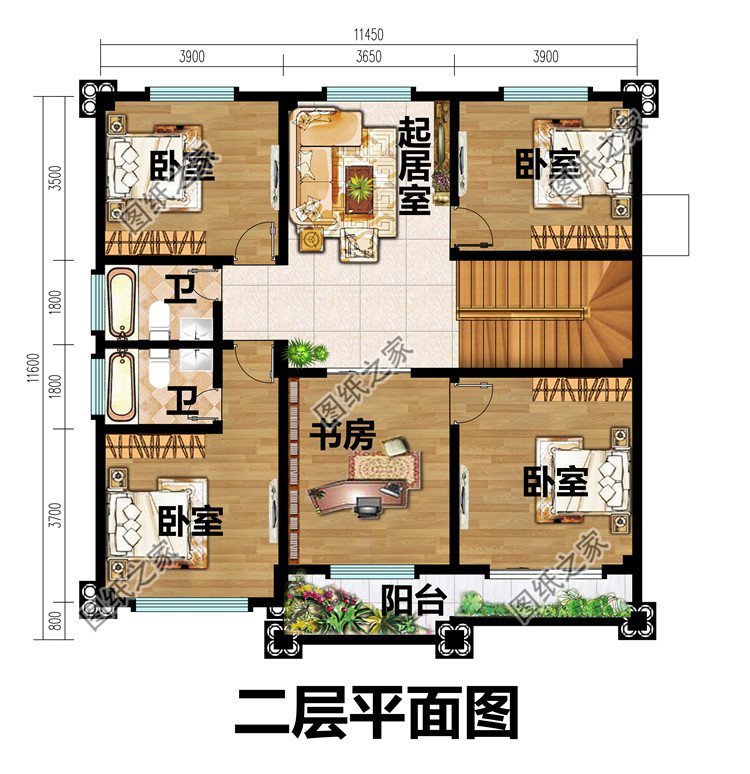 占地方正适用型农村别墅，外观气派室内格局实用，造价不高