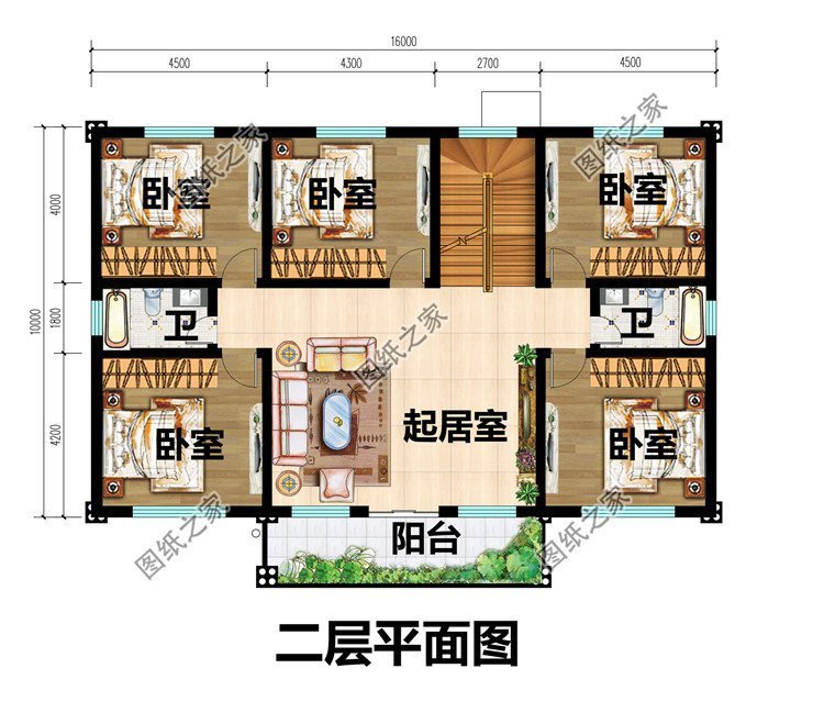 占地方正适用型农村别墅，外观气派室内格局实用，造价不高