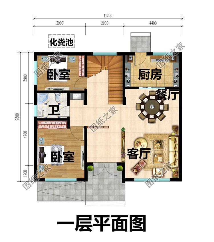 农村两层半别墅推荐，实用型房屋设计，更适合农村建造