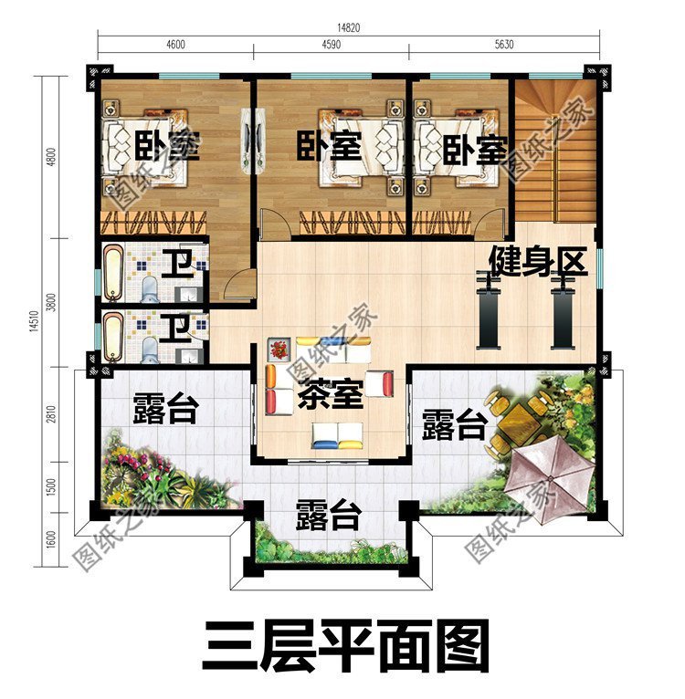 农村两层半别墅推荐，实用型房屋设计，更适合农村建造