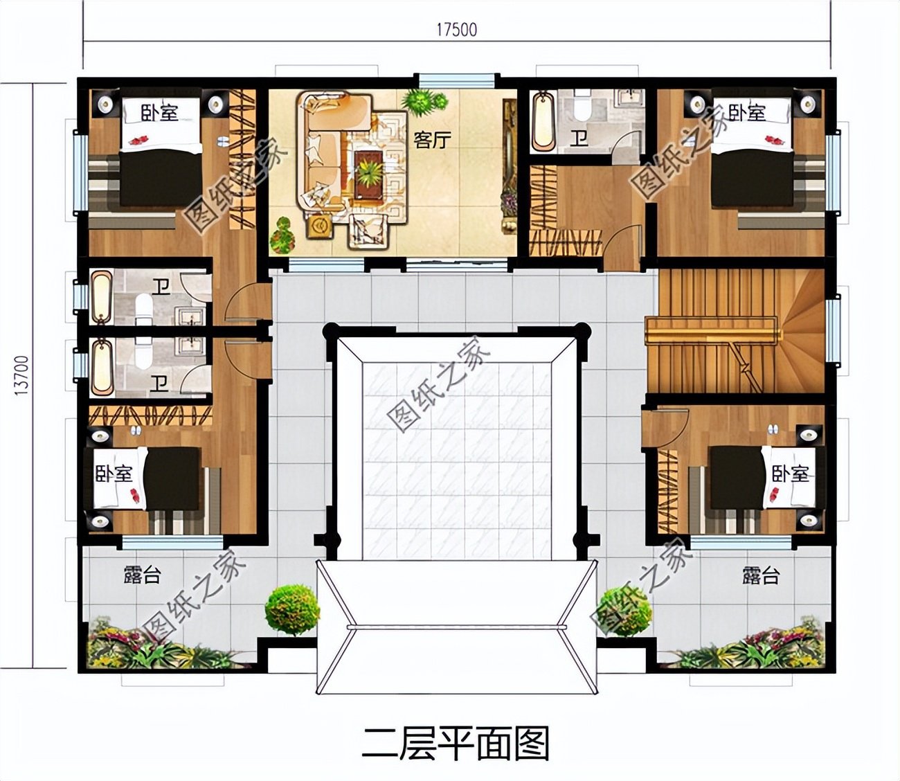 中式四合院别墅推荐，古典庭院设计重新谱写农村建房新篇章