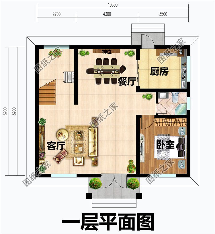 四套农村二层别墅设计，第三款15万起建，建在老家最合适不过了