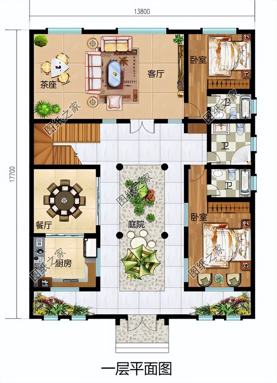 中式风格农村自建房，简洁的白墙黛瓦，彰显中式住宅的气场与浪漫