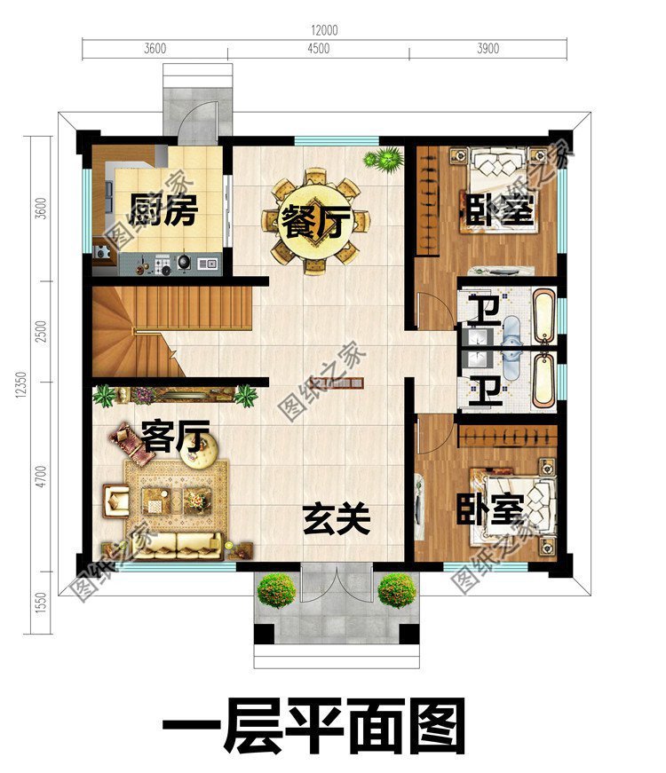 乡村自建别墅设计图，彰显贵族气质，适合农村建造