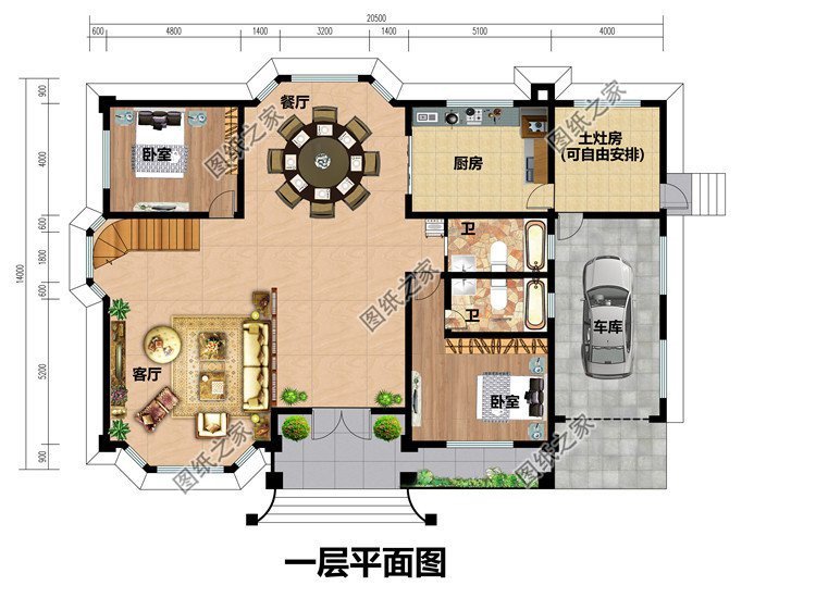 流行款农村别墅设计，造价不高还实用非常适合农村建造