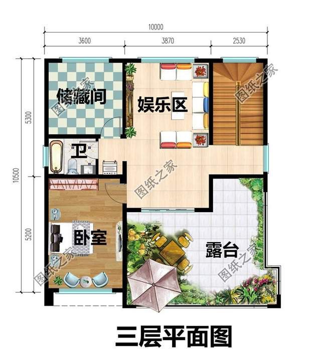 现代风农村自建房设计，用色简单好看，受到年轻人的喜欢