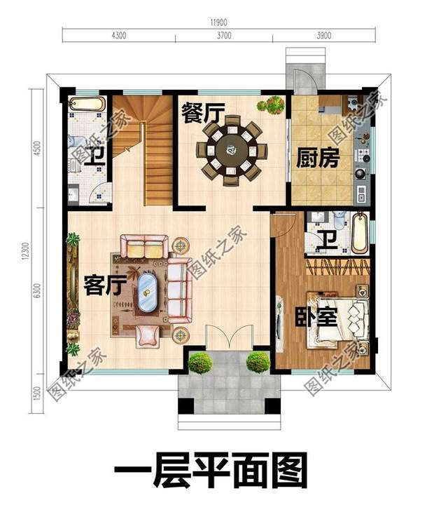 现代风农村自建房设计，用色简单好看，受到年轻人的喜欢