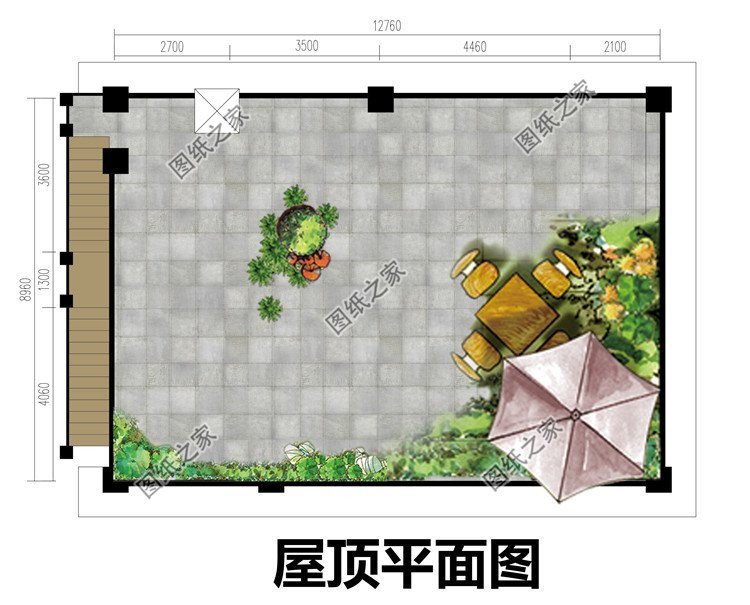 三套平屋顶别墅设计，施工简单造价不高，真正适合老百姓建造