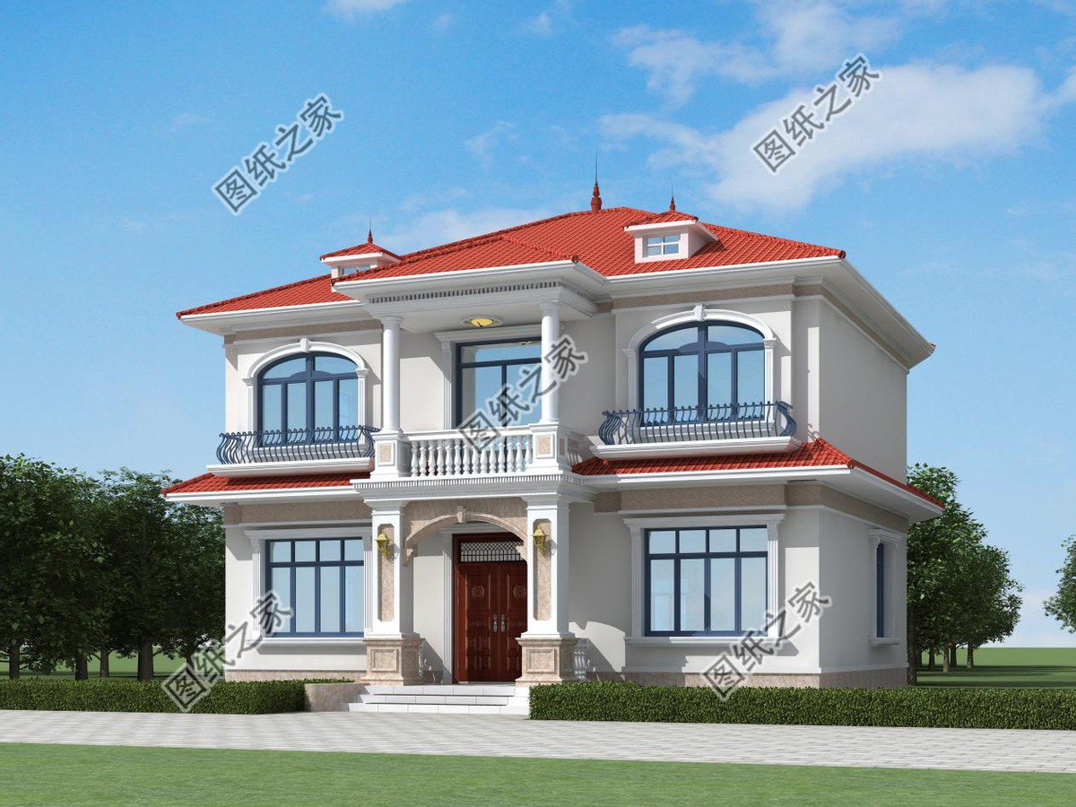 红瓦配米白墙温馨别墅设计带给你家的享受快来看看吧