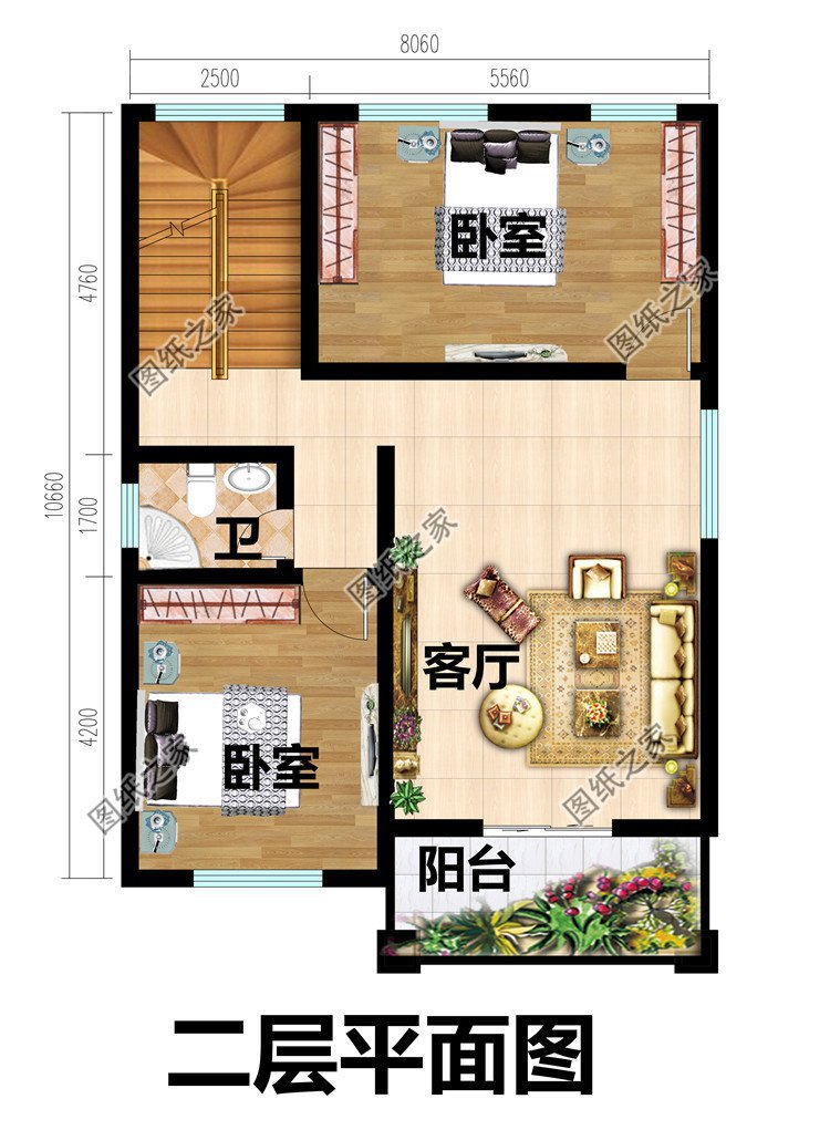 小户型三层农村别墅设计，巧妙地设计提升屋内空间利用率