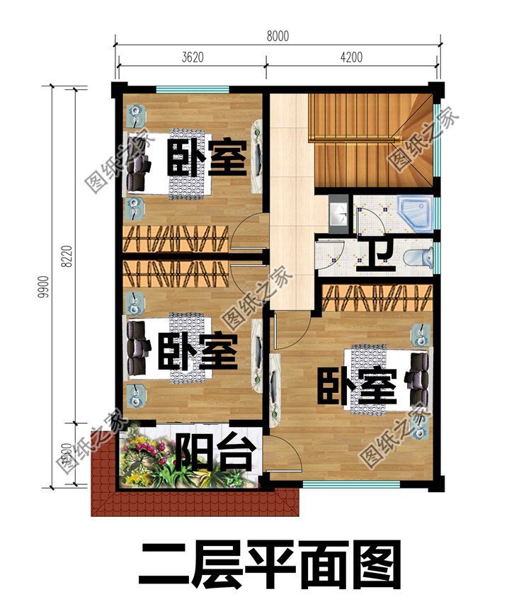 农村二层别墅设计推荐，休闲度假最合适，户型更符合老百姓的需求