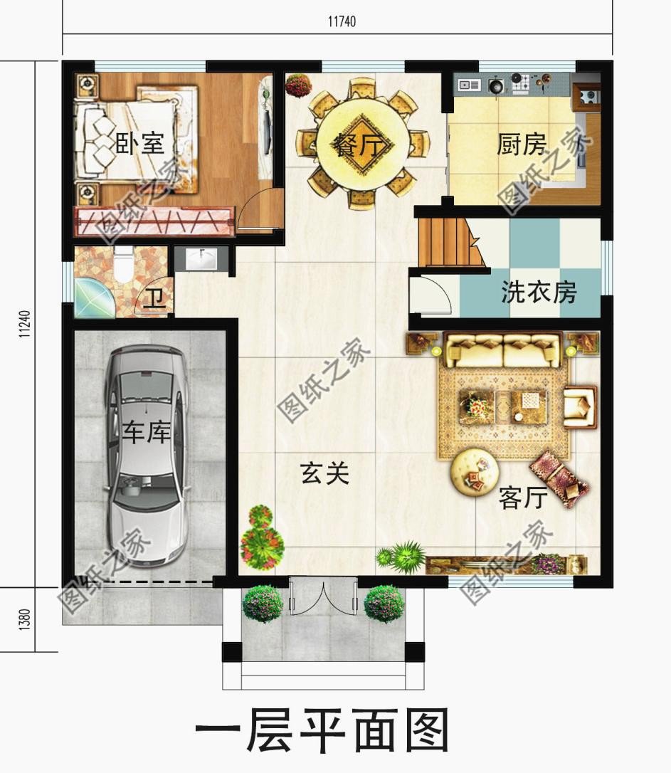 三套实用自建别墅设计，室内布局合理，建一栋妥妥的人生赢家