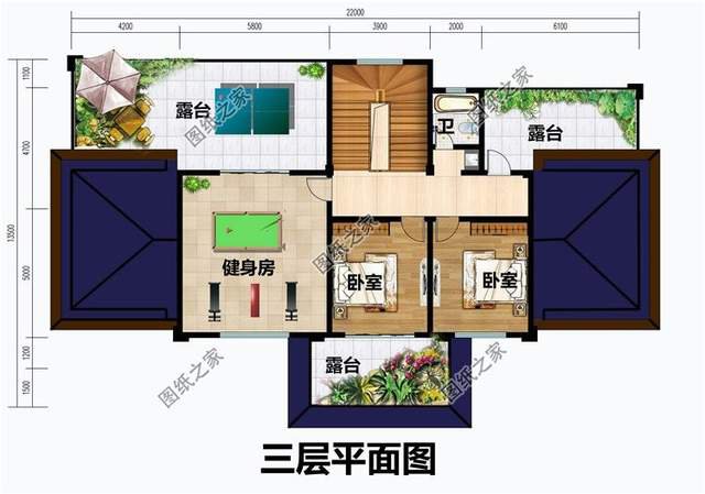 带车库的三层自建房设计，实用与美观兼备，空间利用合理