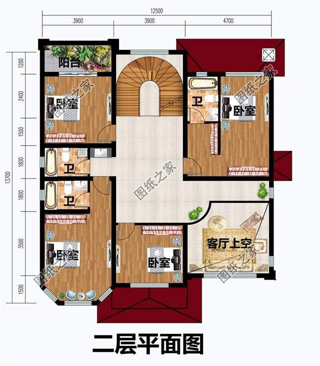 带车库的三层自建房设计，实用与美观兼备，空间利用合理