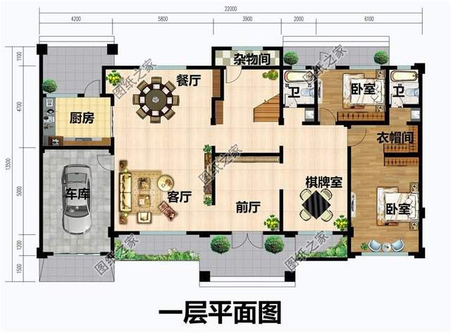 带车库的三层自建房设计，实用与美观兼备，空间利用合理