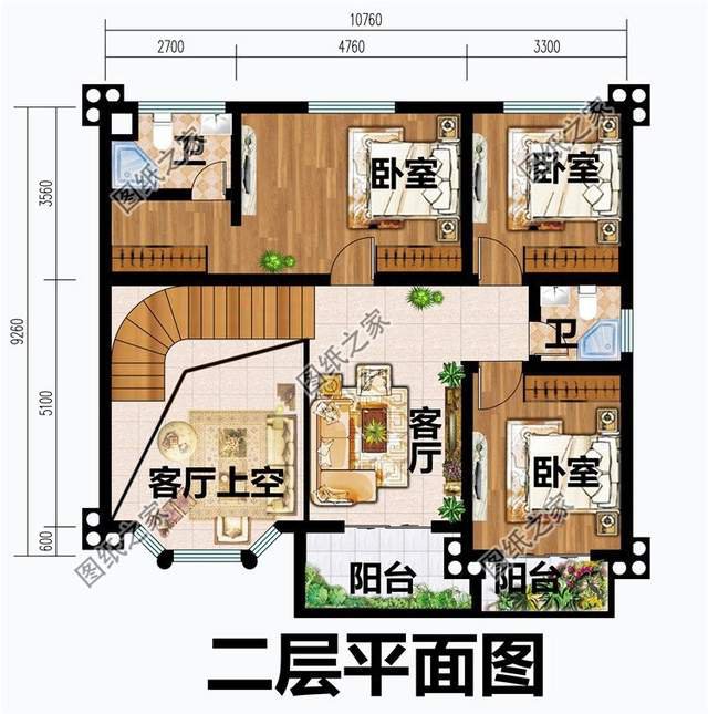 农村自建房设计推荐，造型轮廓饱满有力，室内简单实用