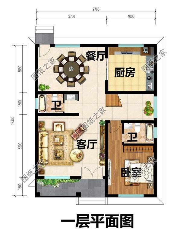 简欧式二层自建房设计，大方得体，妥妥的建房首选