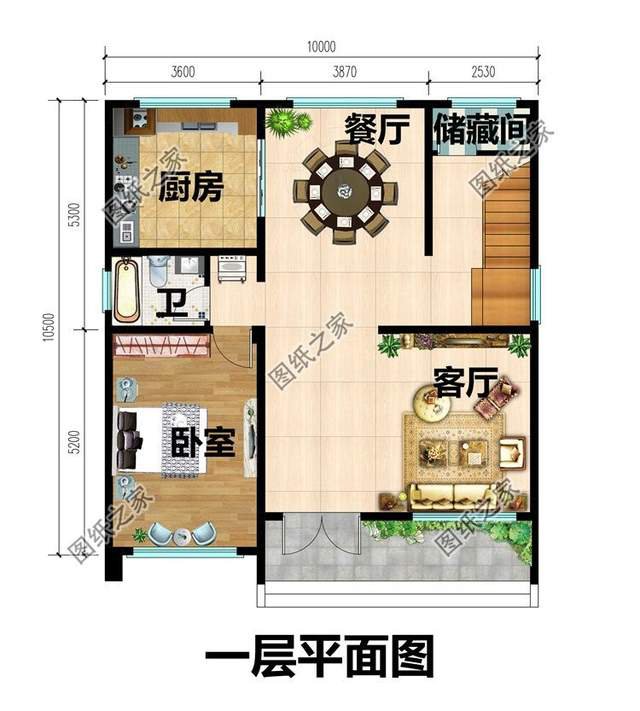 三款平屋顶别墅设计，实用大气还省钱，北方朋友快来看看吧