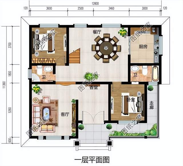 小宅基地农村建房推荐，兼顾舒适性与实用性，小家庭户型首选