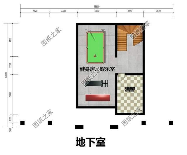 三层带地下室农村别墅，增加使用空间，既防潮还能储物