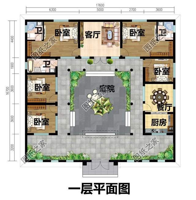 宅基地大一定要建一栋中式住宅，大气又实用一百年不过时